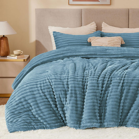 BEDELITE couette face avant bleu fog montrant style élégant et chaleur