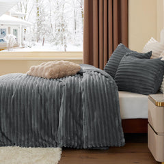 BEDELITE couette installée sur lit montrant ambiance chaleureuse