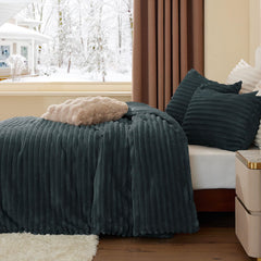 BEDELITE couette sur lit en situation réelle apportant ambiance chaleureuse