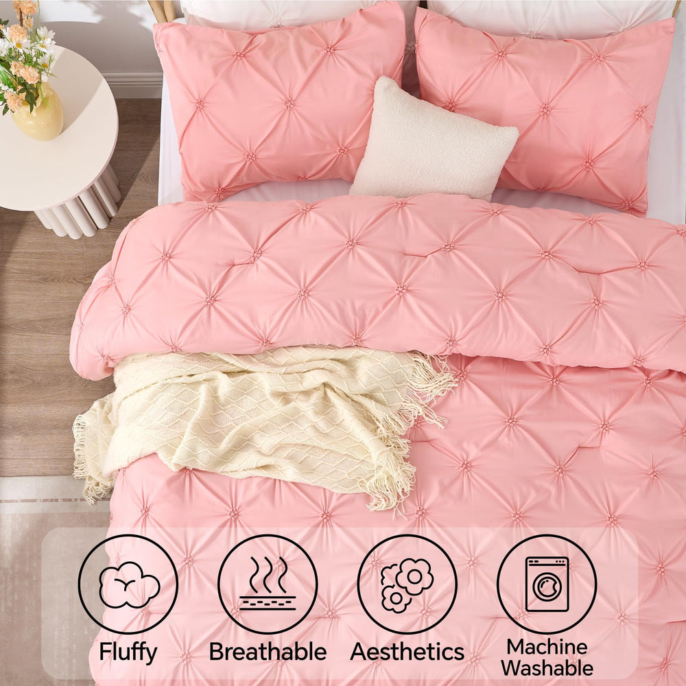 BEDELITE couette installée sur lit suggérant une chambre accueillante