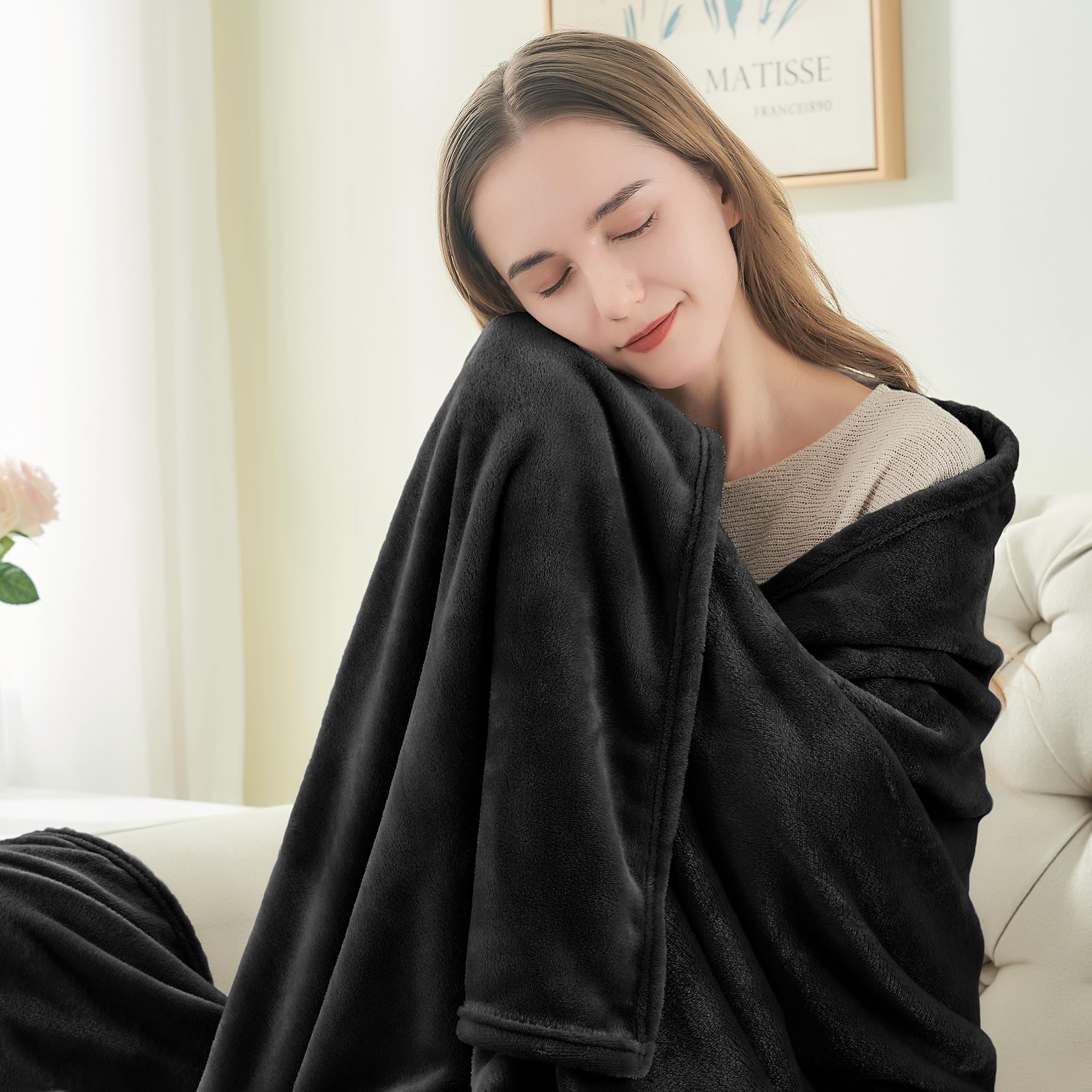 BEDELITE couverture déployée sur lit queen couvrant généreusement