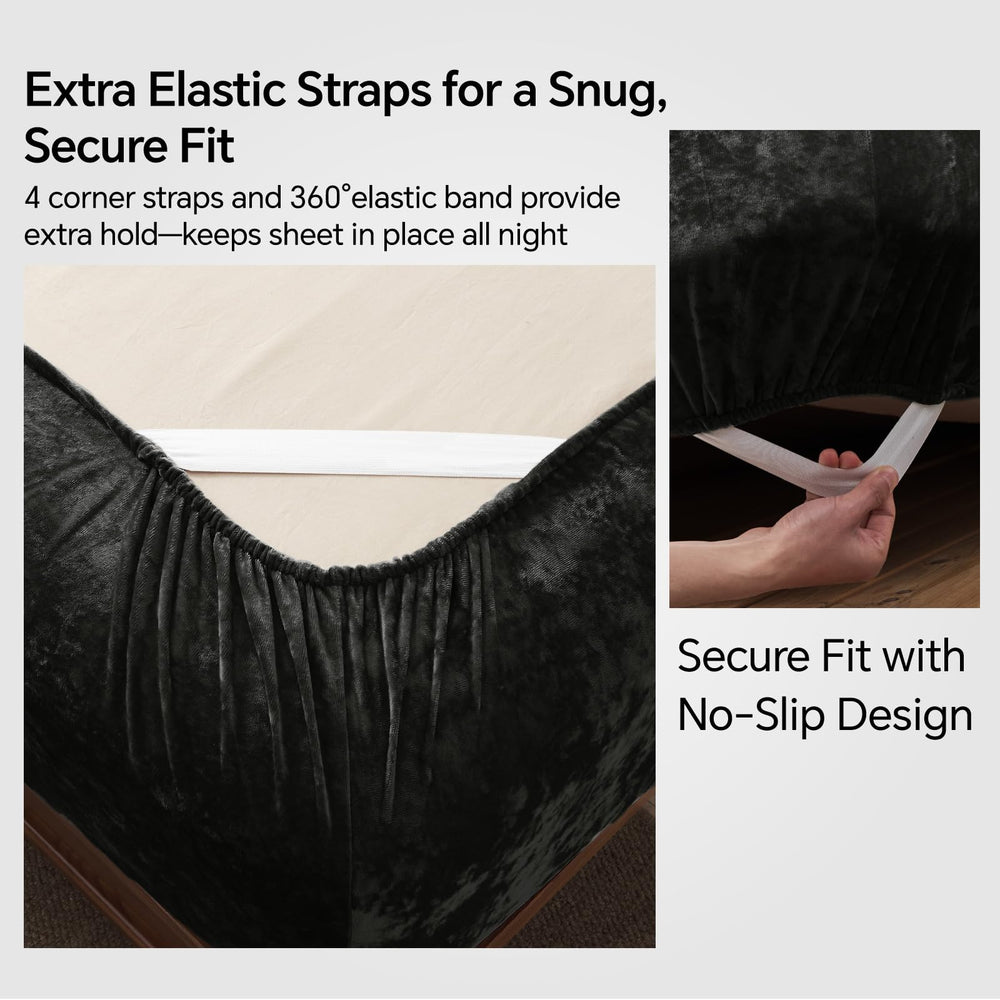 BEDELITE angle du drap-housse avec élastique renforcé garantissant maintien