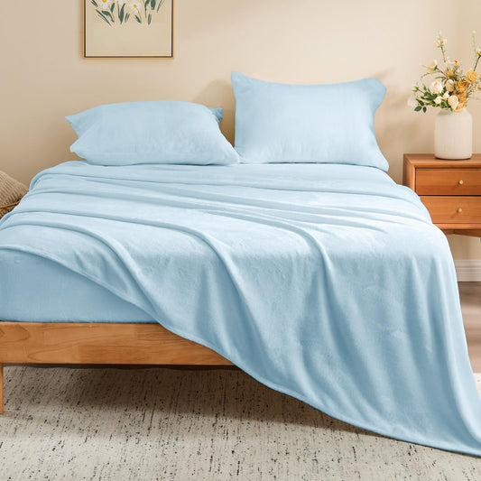 BEDELITE gros plan texture flanelle, douceur et chaleur visibles