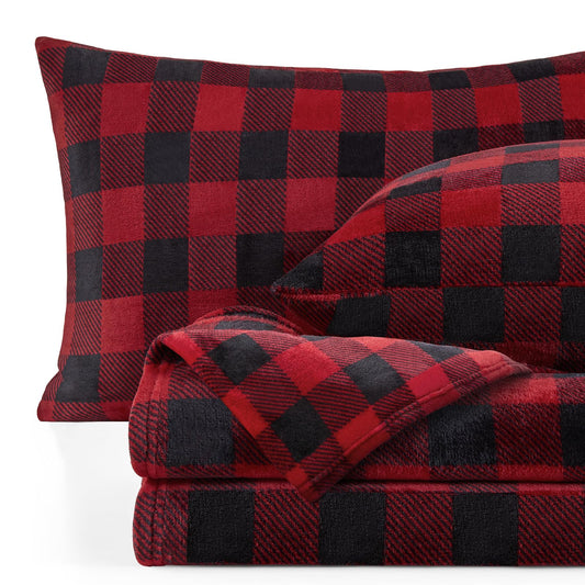 BEDELITE ensemble avant packaging montrant le motif plaid et l'élégance