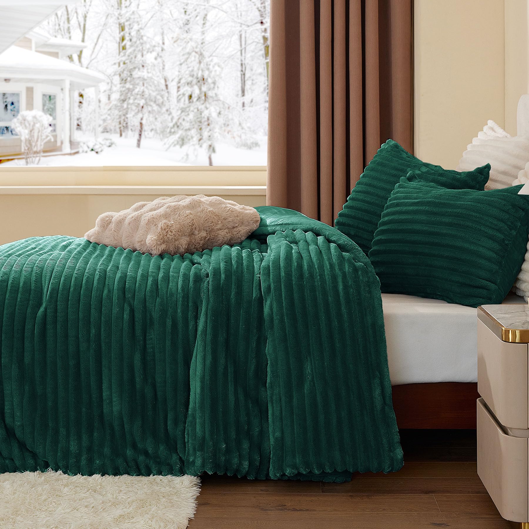 BEDELITE parure en situation chambre apporte ambiance cosy
