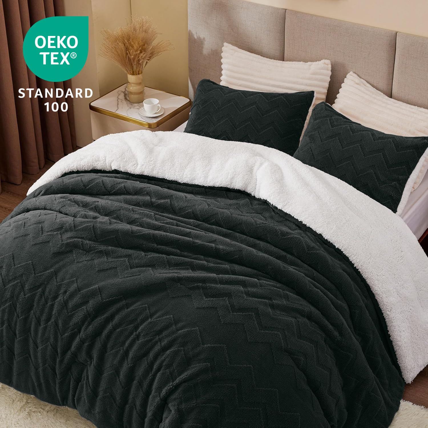 BEDELITE couette posée en chambre offrant ambiance cosy