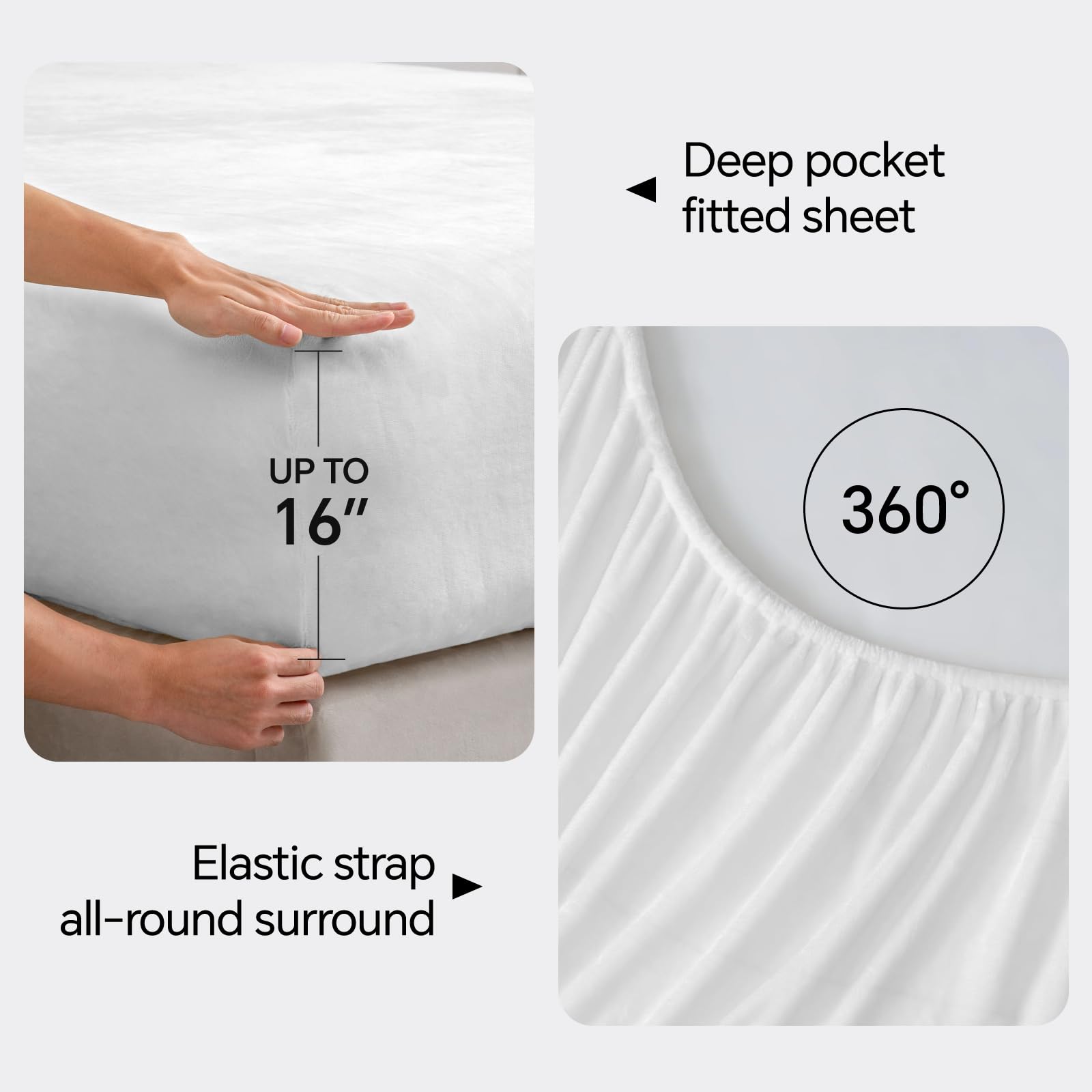 BEDELITE gros plan bords élastiques prouvant maintien sur matelas profond
