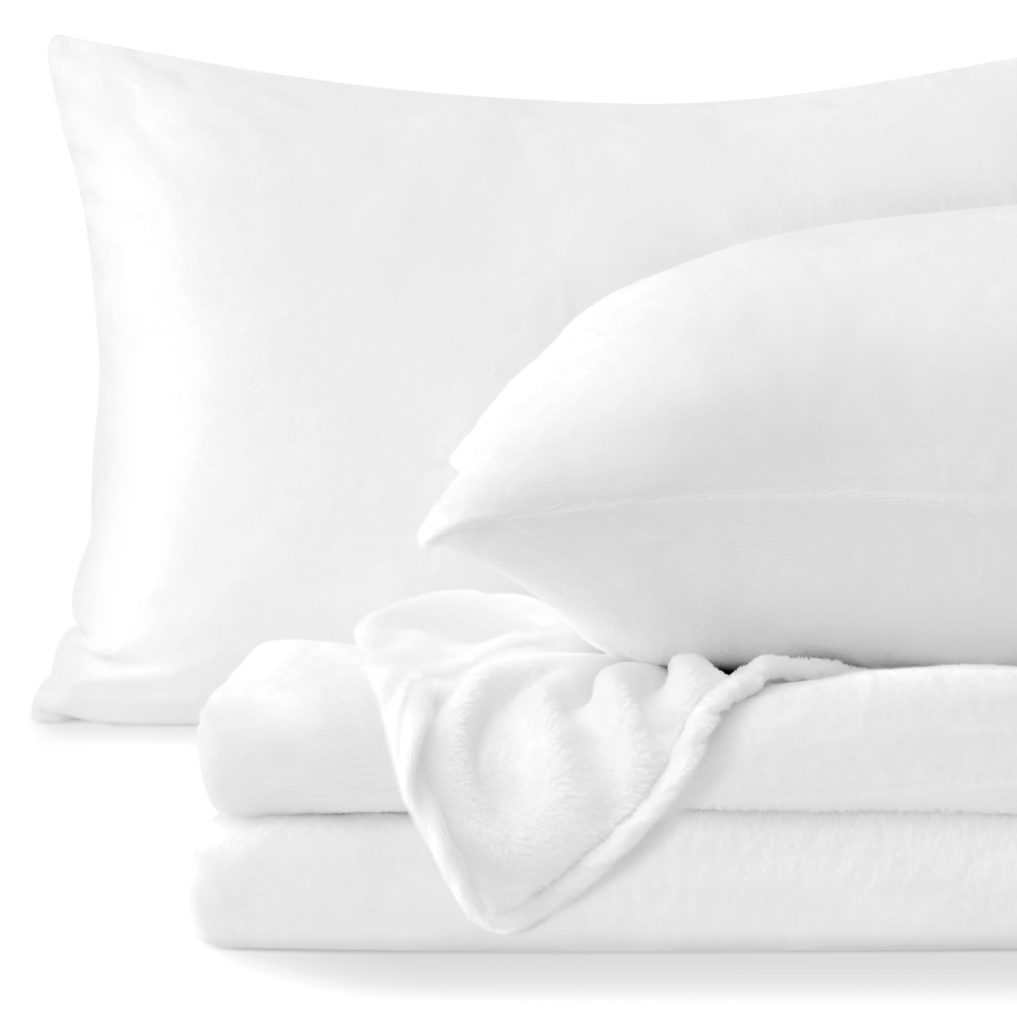 BEDELITE parure face avant montrant couleur blanc et finition, confort visuel