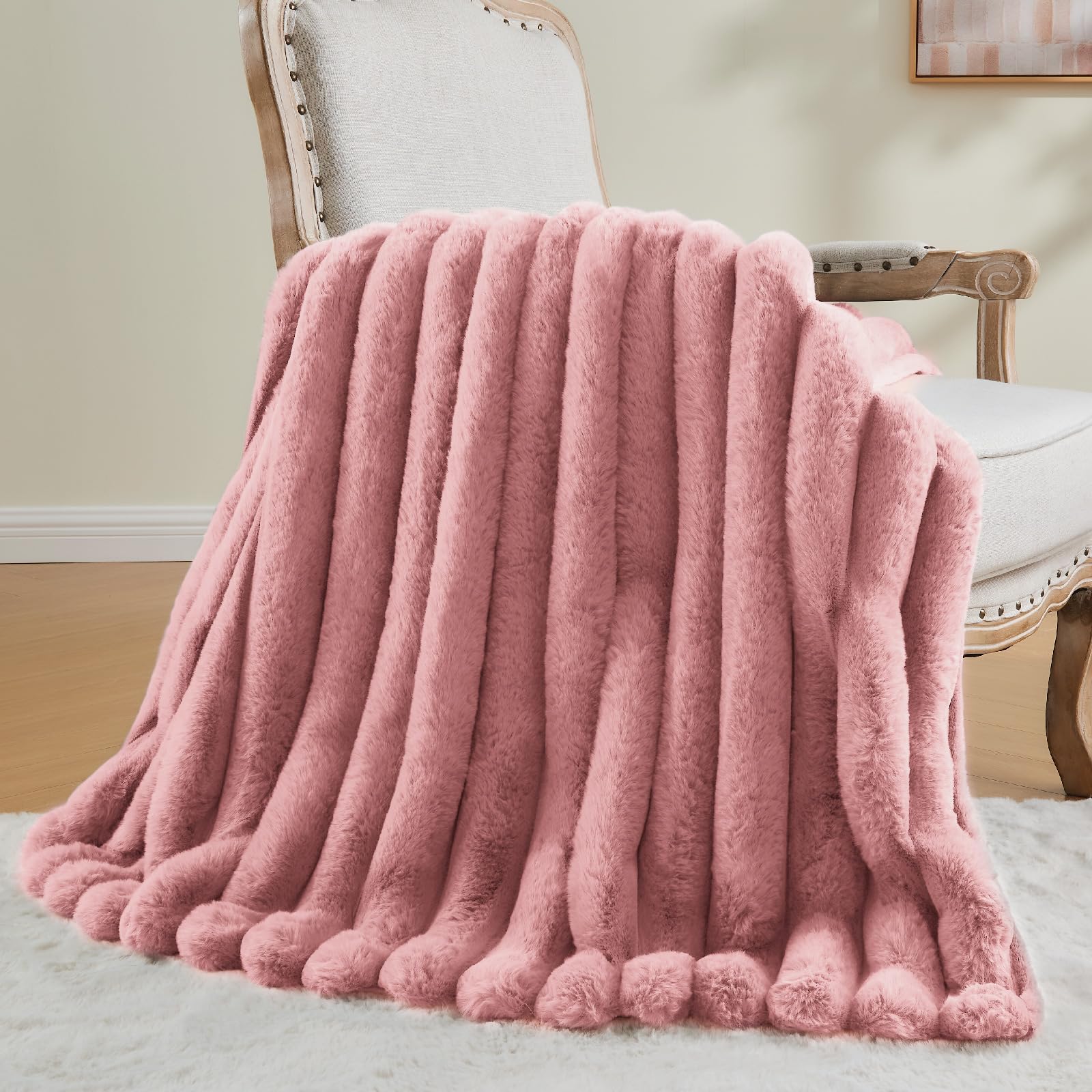 BEDELITE plaid emballé en cadeau, parfait pour offrir