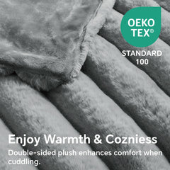 BEDELITE plaid pli posé sur canapé créant ambiance cosy immédiate