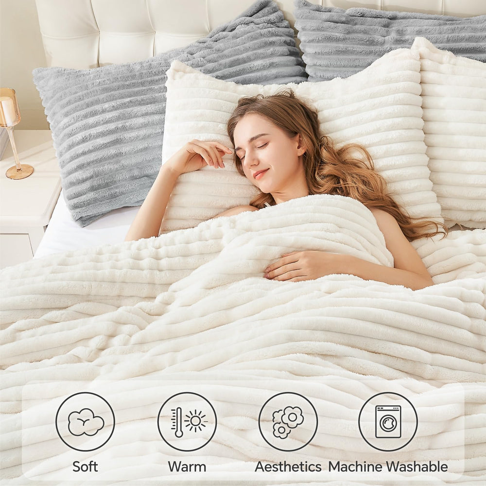 BEDELITE deux taies d’oreiller assorties, finition coordonnée et confortable
