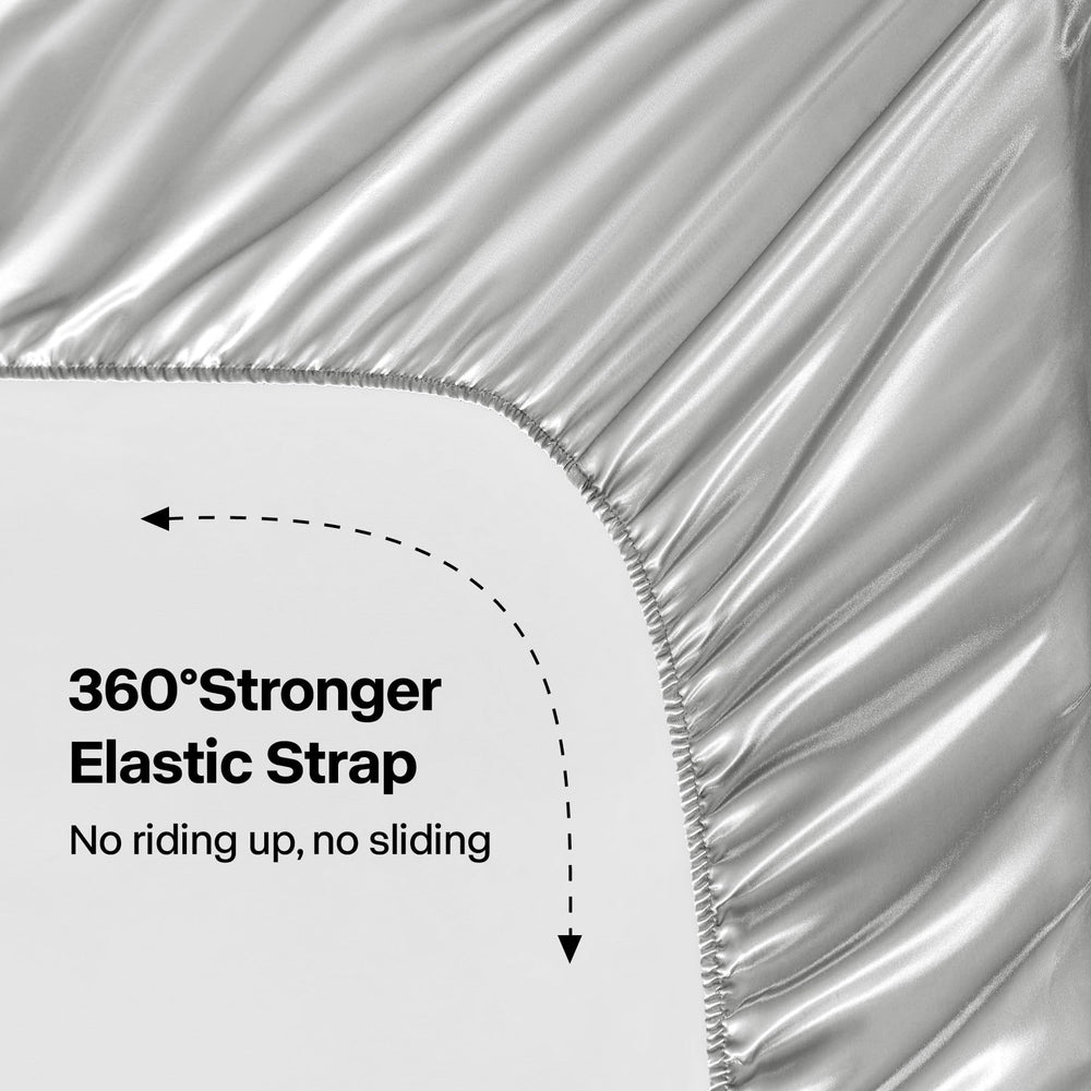 BEDELITE taies d'oreiller 20 x 30 en satin montrant finition lisse pour protéger cheveux