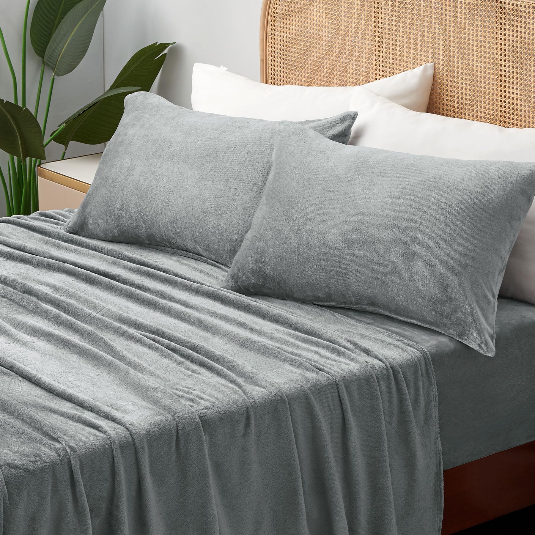 BEDELITE gros plan sur la texture flanelle offrant chaleur et douceur