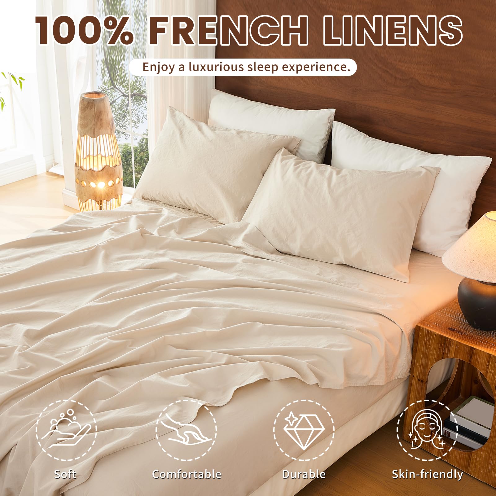 Bedlifes zoom sur le drap-housse montrant texture respirante et ajustement