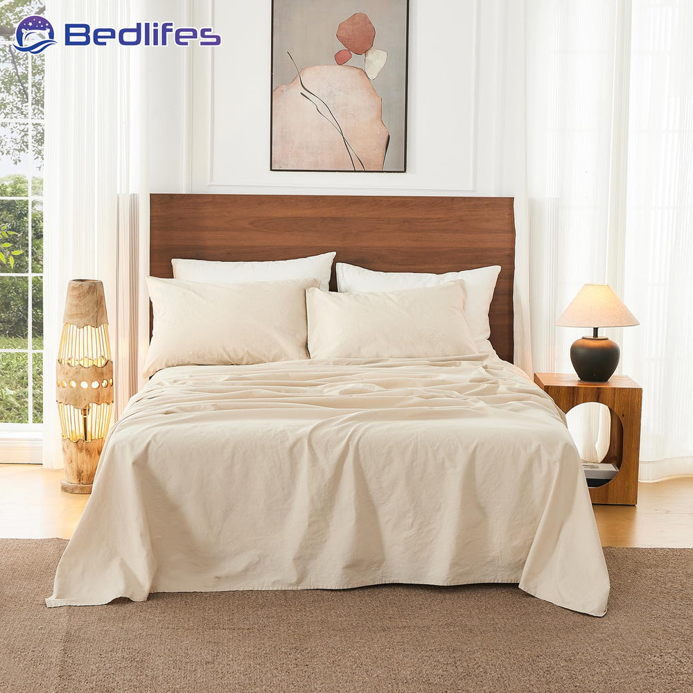 Bedlifes gros plan sur tissage montrant texture durable et aspect naturel