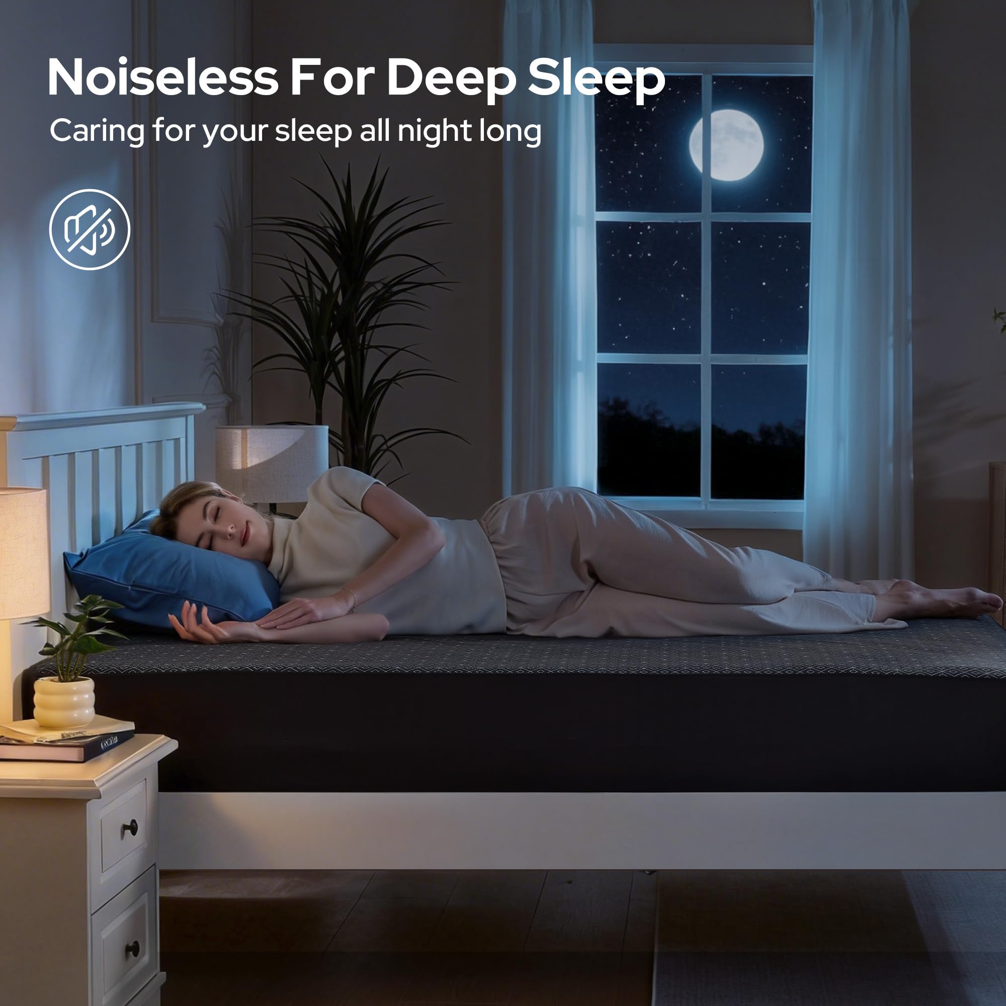 BEDLORE comparaison d'échelle Full Size montrant dimensions et compatibilité standard