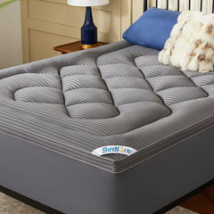 BEDLORE face avant du surmatelas montrant la texture douce et confort amélioré