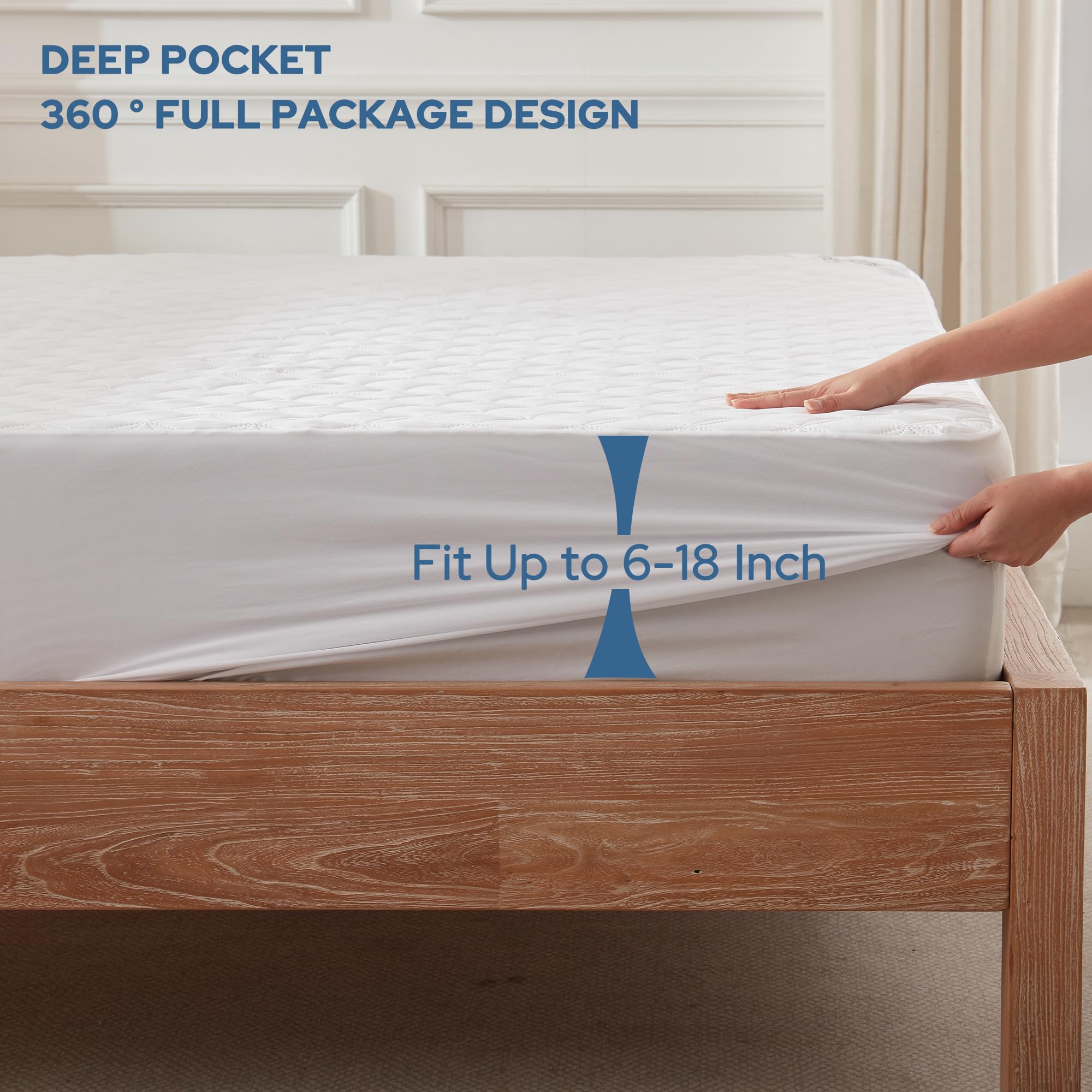 BEDLORE vue intérieure couche TPU montrant barrière imperméable fiable