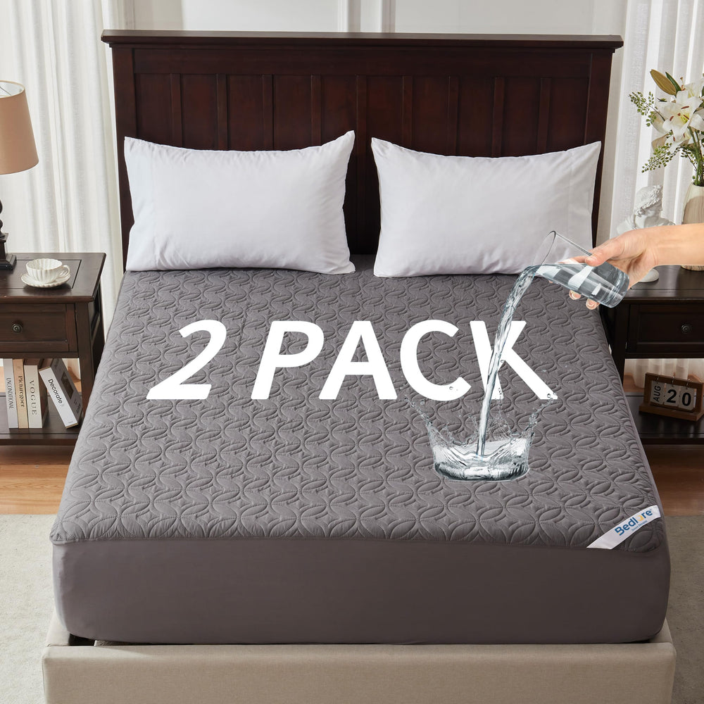BEDLORE protège-matelas face avant montrant ajustement et protection