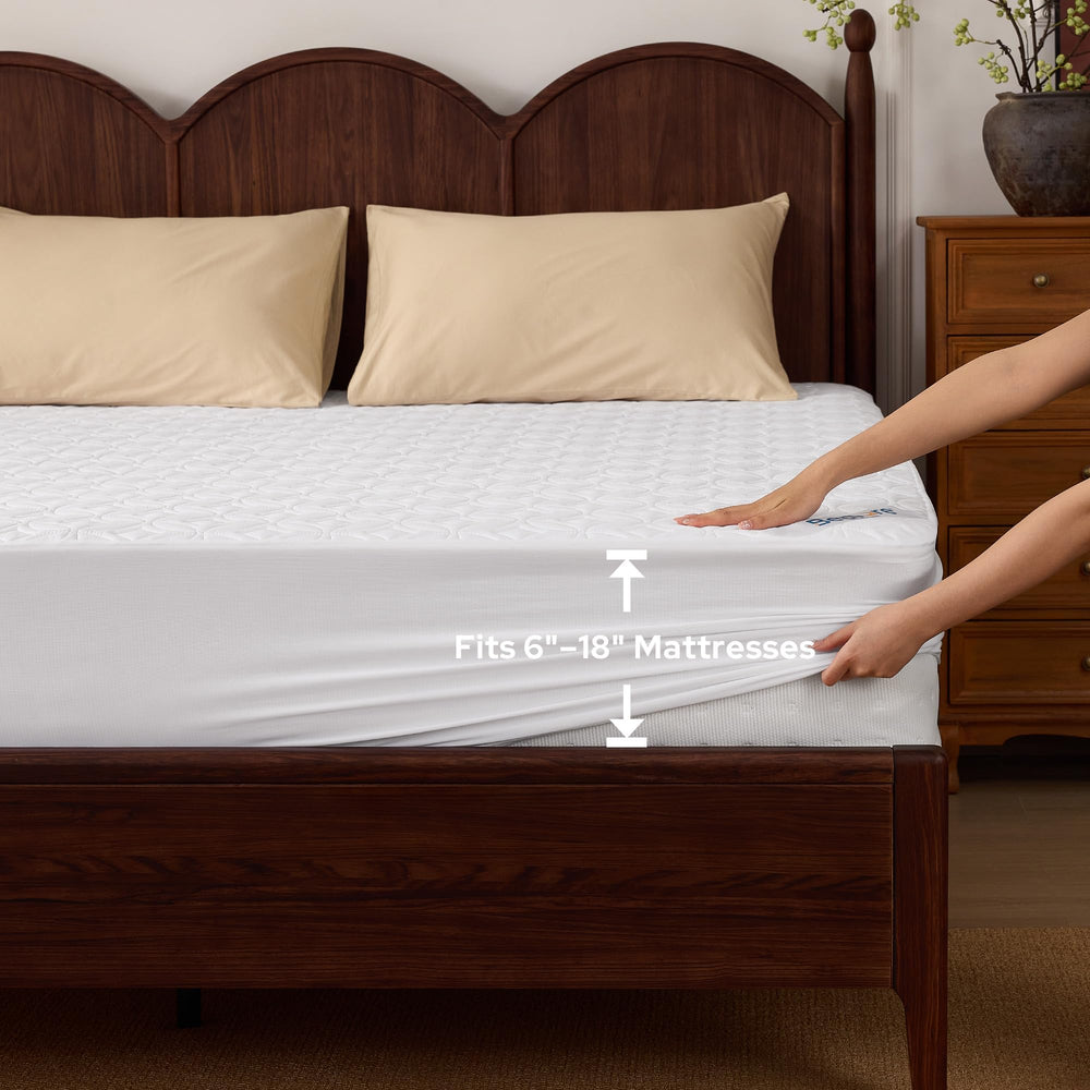 BEDLORE protège-matelas plié compacte pour rangement et transport pratique