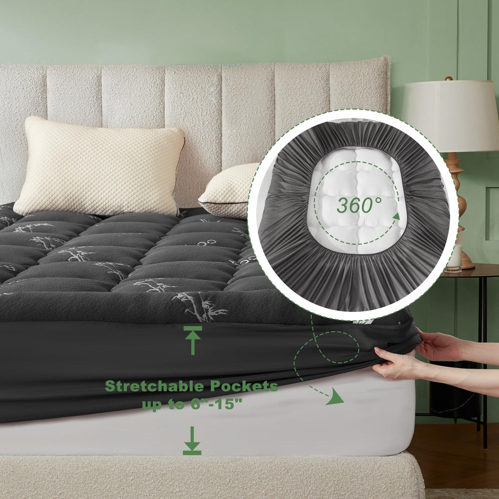BEDLORE comparaison d'épaisseur montrant l'ajout de moelleux sans remplacer le matelas