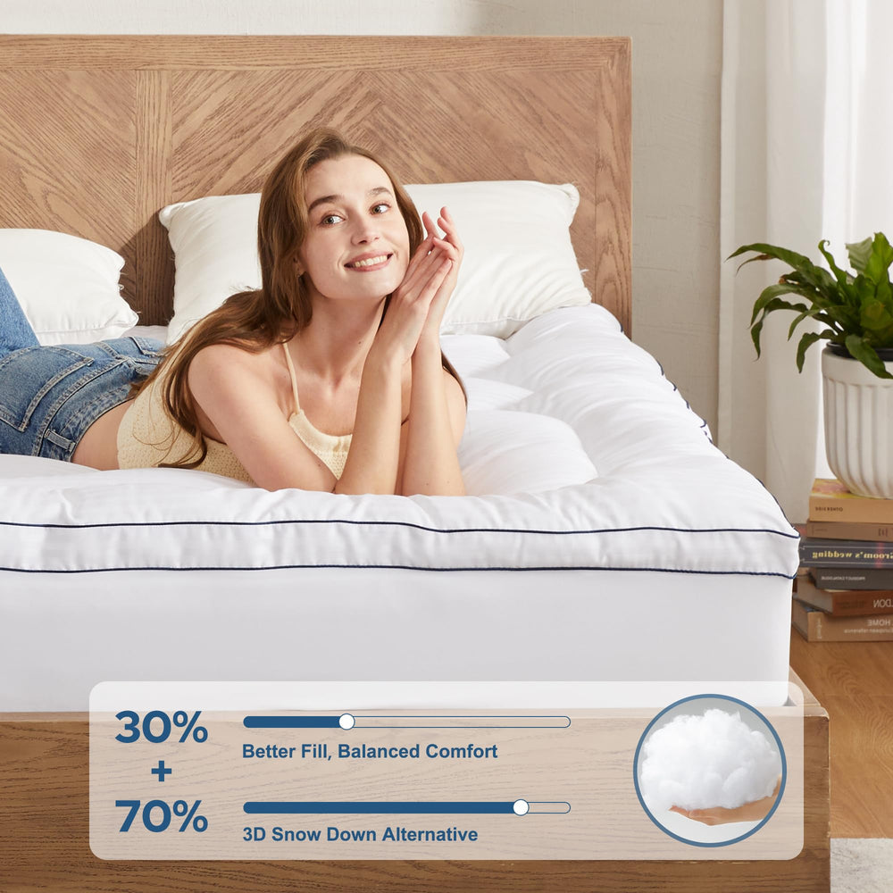 BEDLORE coin élastique en gros plan montrant maintien sûr et ajustement