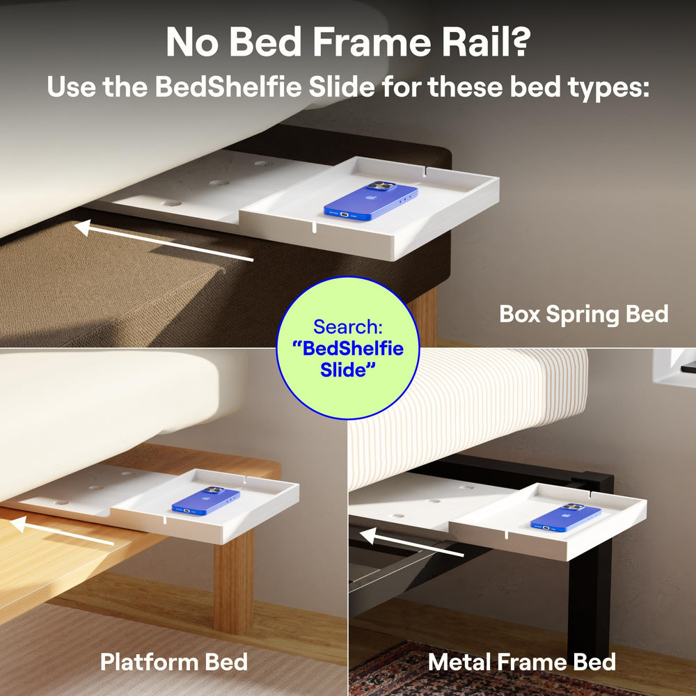 BedShelfie finition mate en gros plan, résistante et anti-traces
