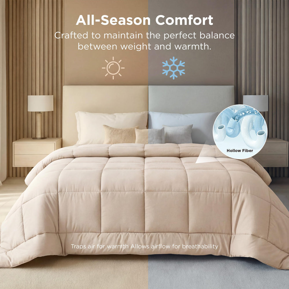 Bedsure détail des 8 attaches pour fixer la couette à une housse facilement
