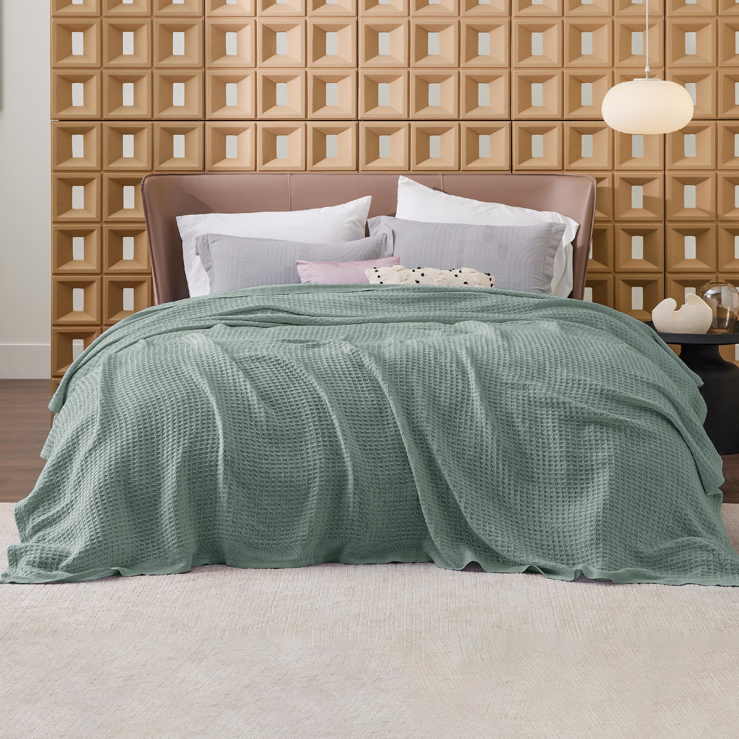 Bedsure détail du bord et des coutures garantissant finition durable