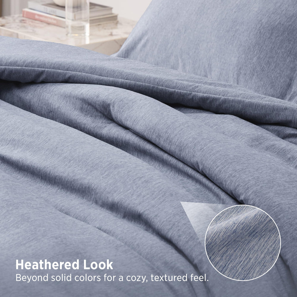 Bedsure coin avec boucles d'angle illustrant fixation facile en housse