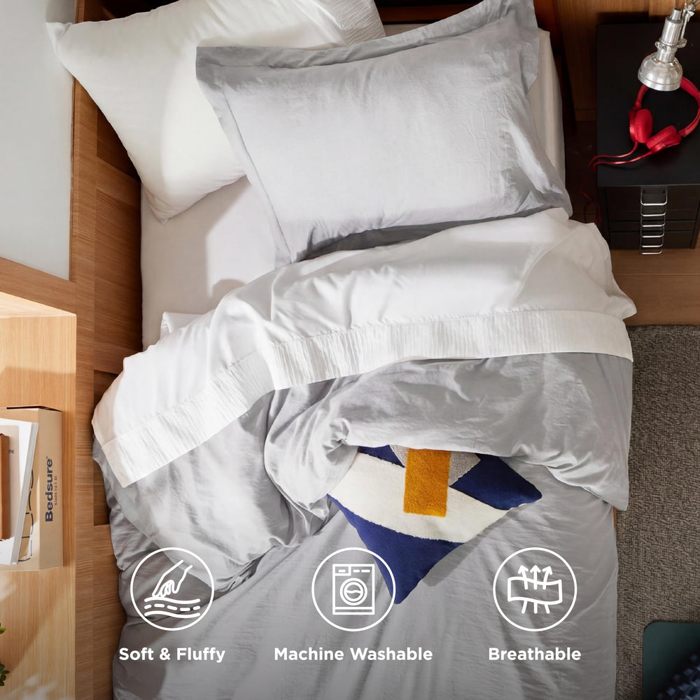Bedsure vue intérieure des attaches d'angle, maintien antidéplacement efficace
