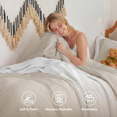 Bedsure attaches intérieures qui stabilisent la couette