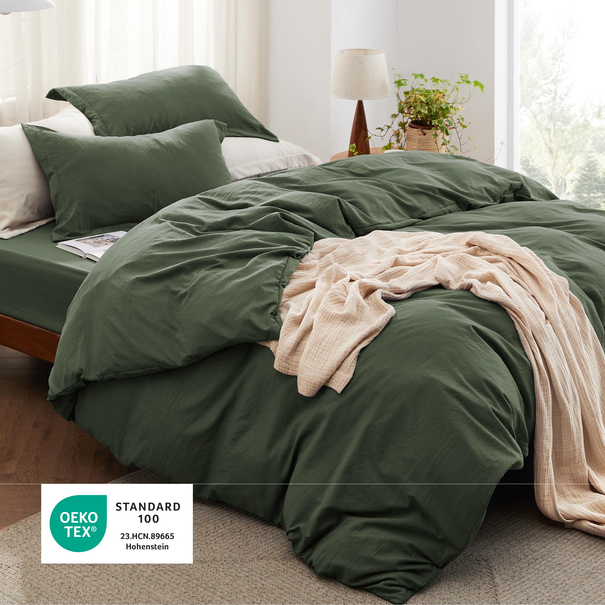 Bedsure attaches intérieures visibles assurant fixation solide du garnissage
