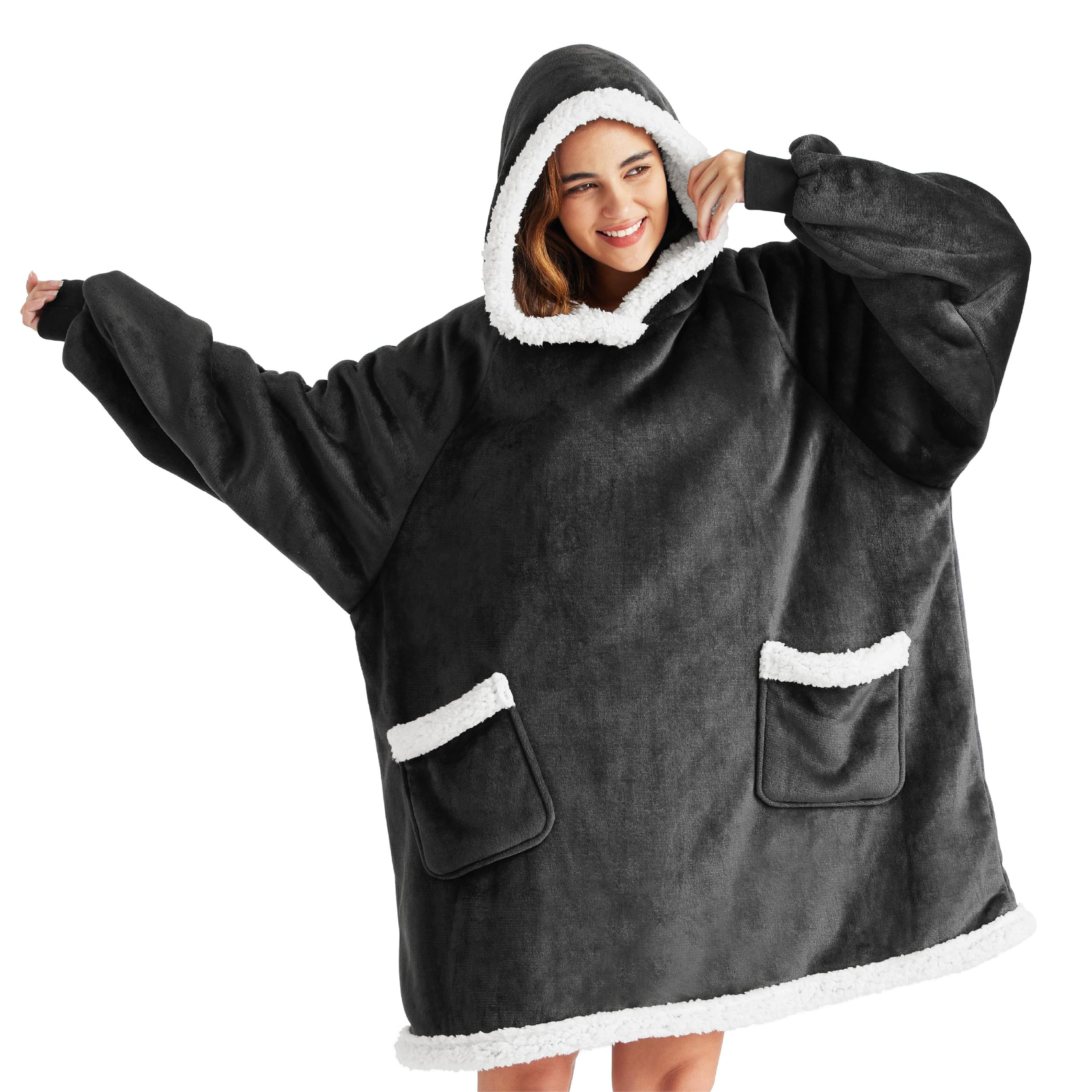 Bedsure vue de face montrant coupe confortable et style polyvalent