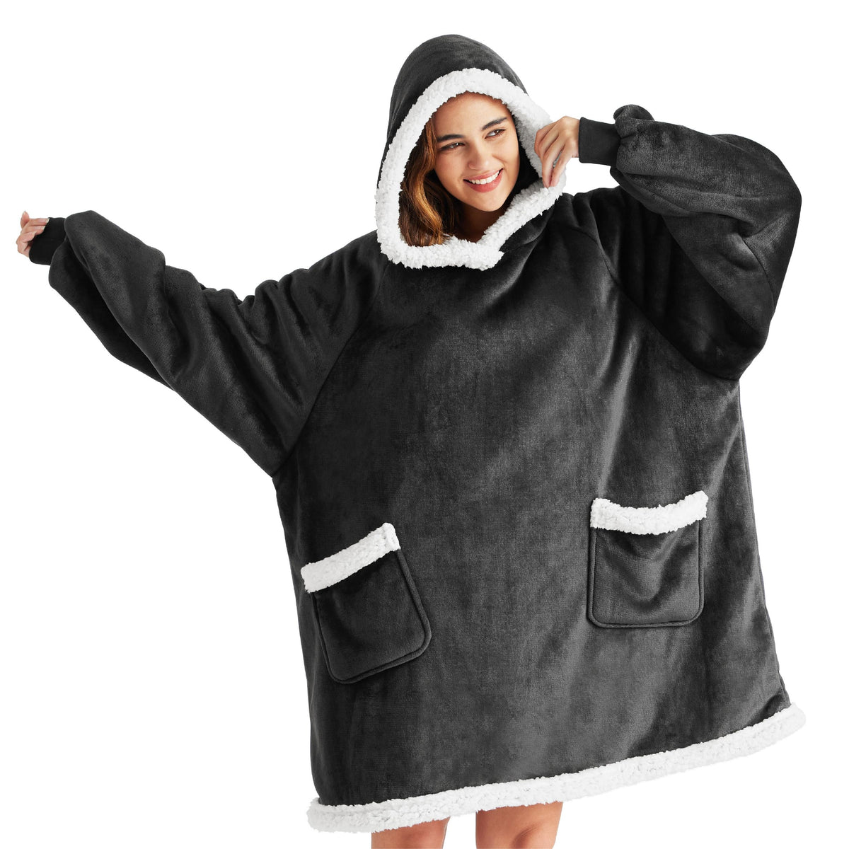 Bedsure vue de face montrant coupe confortable et style polyvalent