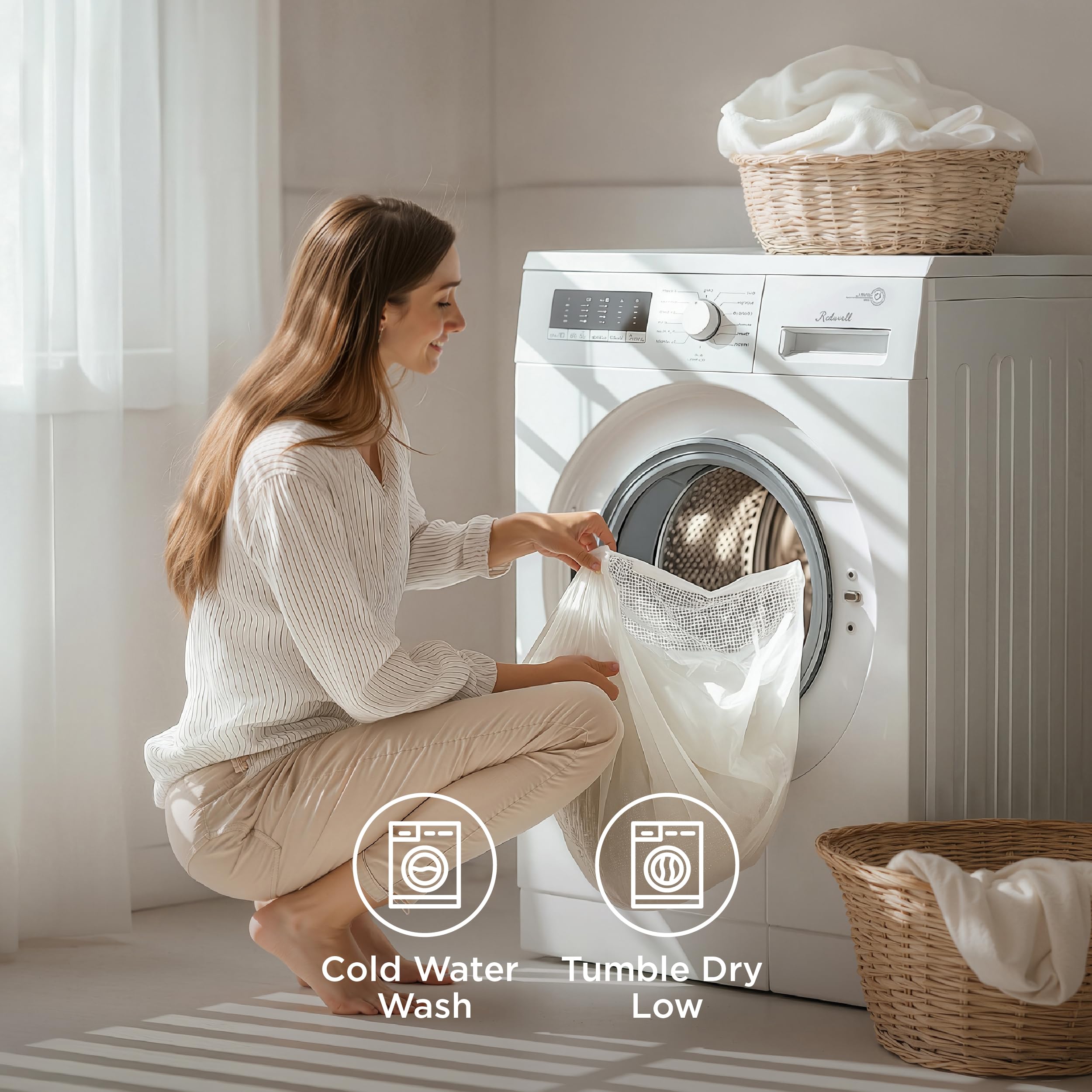 Bedsure personne se reposant sur la couette, garantit confort quotidien