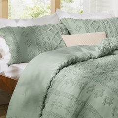 Bedsure détail housse d’oreiller, finition soignée et confort visuel pour le lit