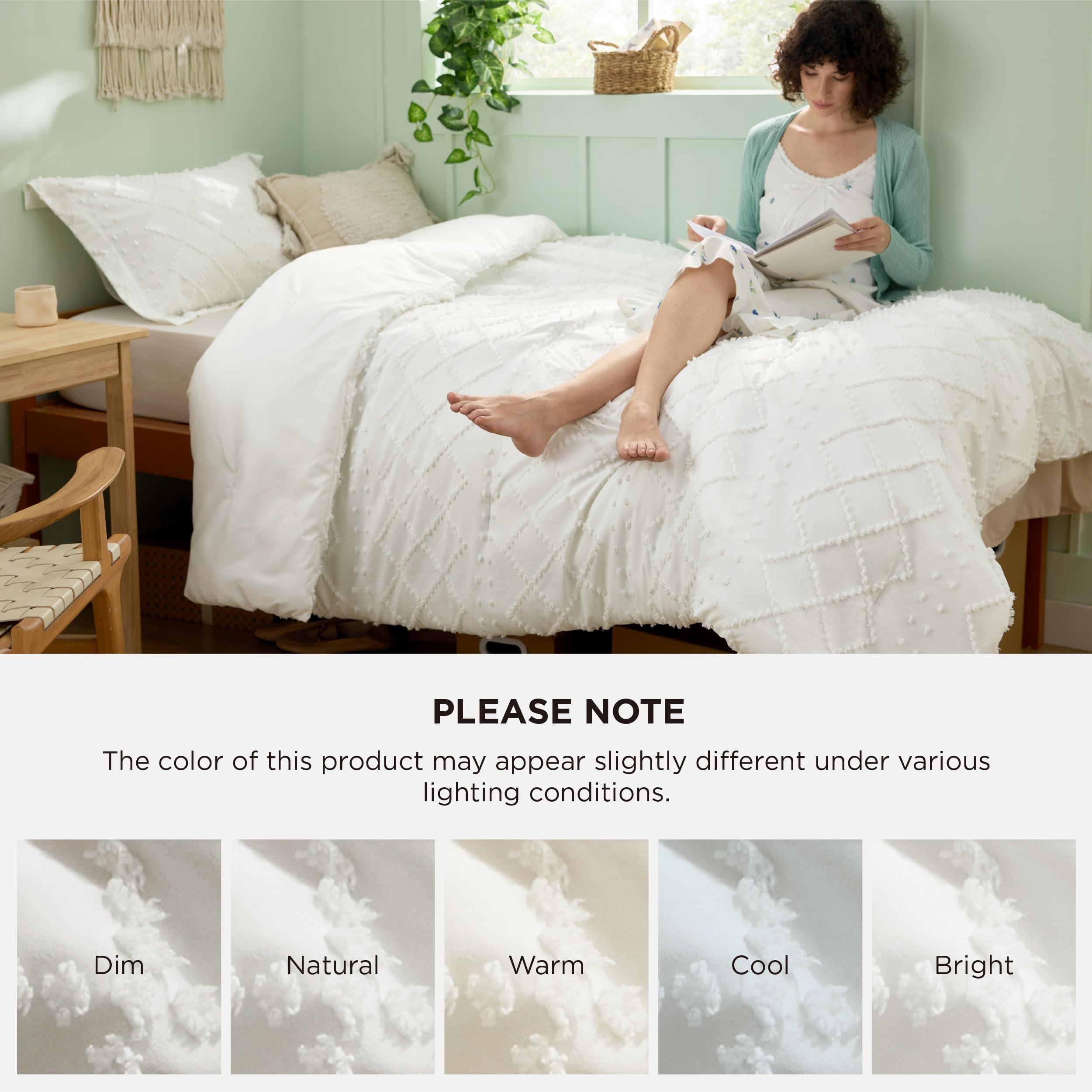 Bedsure mise en situation étudiante pour dortoir confortable et stylé