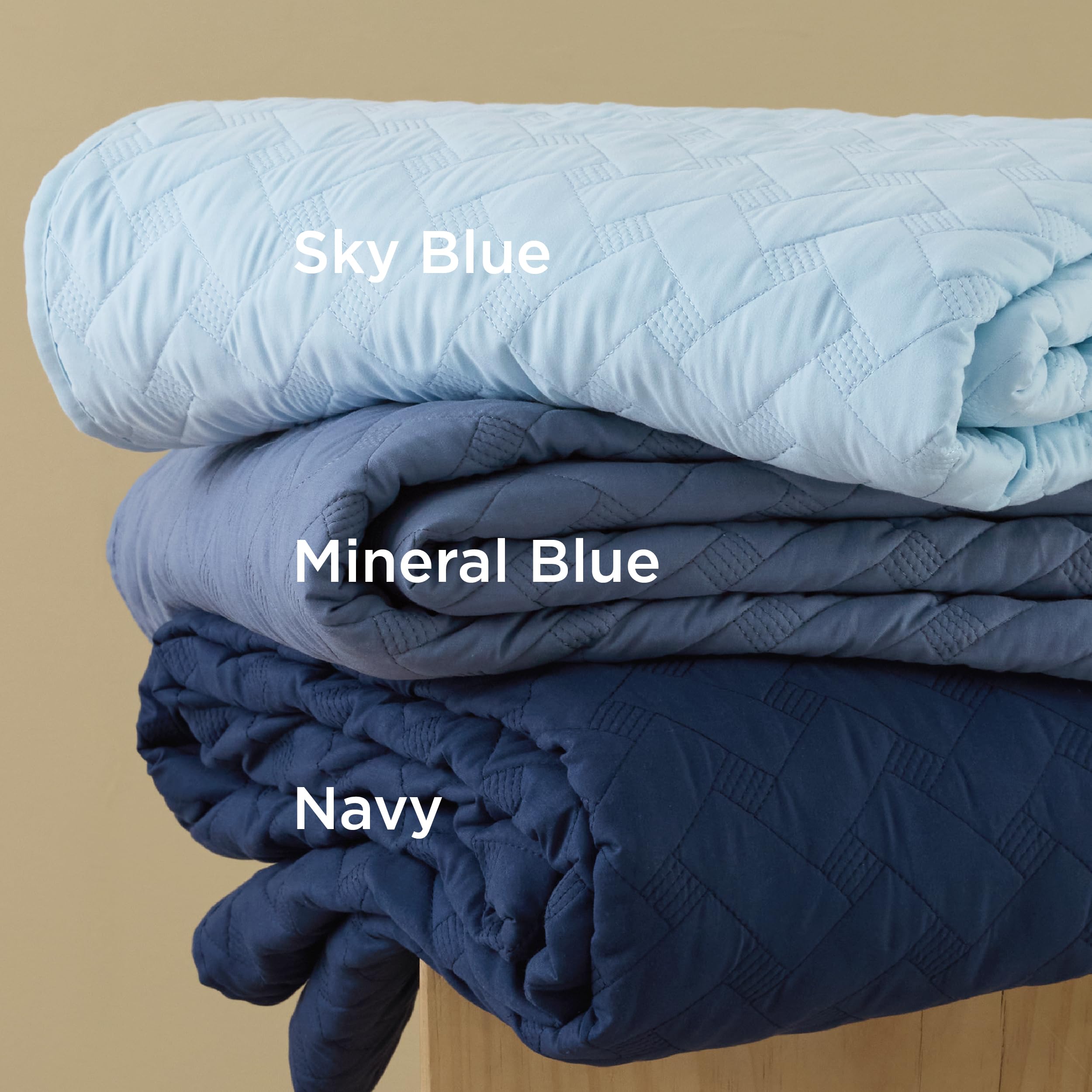 Bedsure détail des bords et coutures garantissant durabilité prolongée