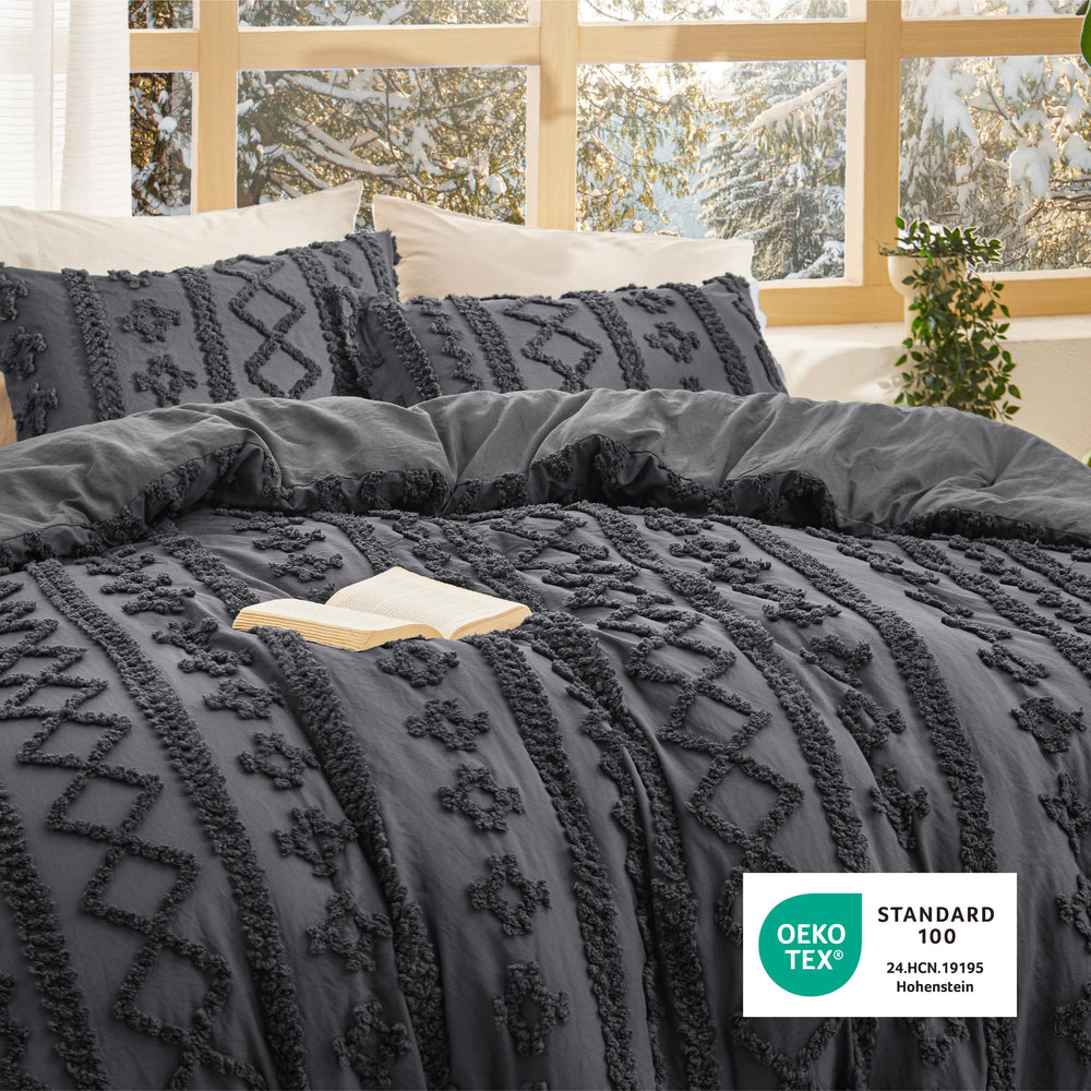 Bedsure détail des coutures montrant robustesse et longévité