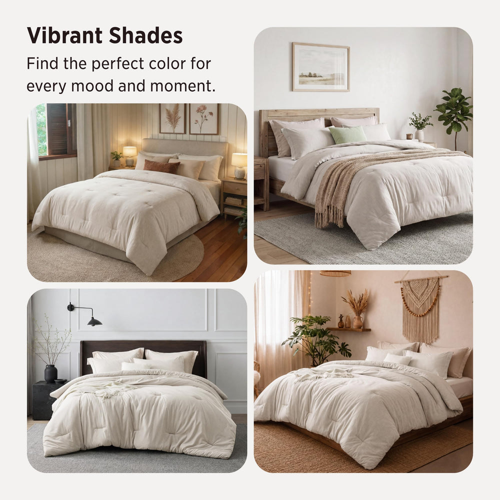 Bedsure mise en scène chambre minimaliste démontrant style et harmonie