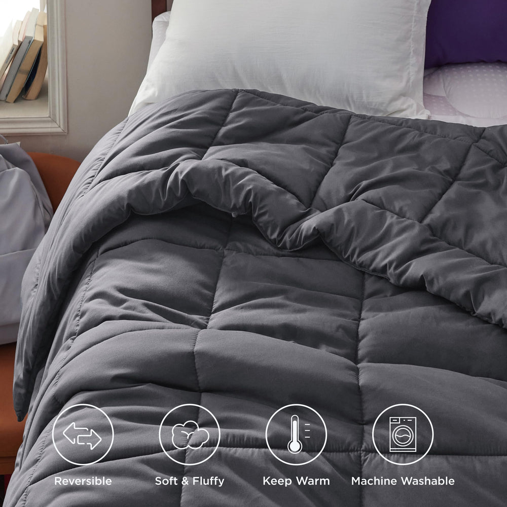 Bedsure texture de l'enveloppe montrant tissu doux et respirant pour confort