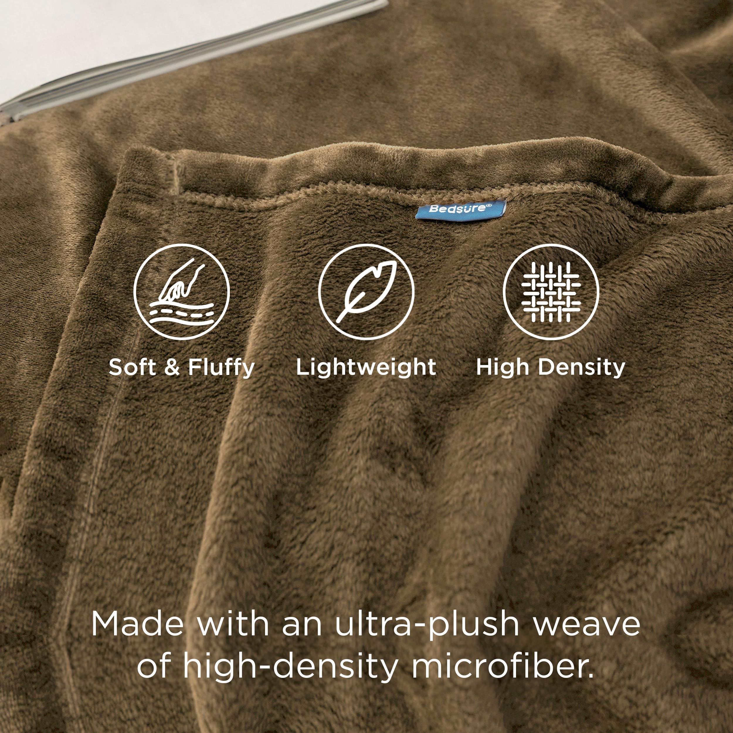Bedsure détail des coutures renforcées illustrant durabilité et tenue