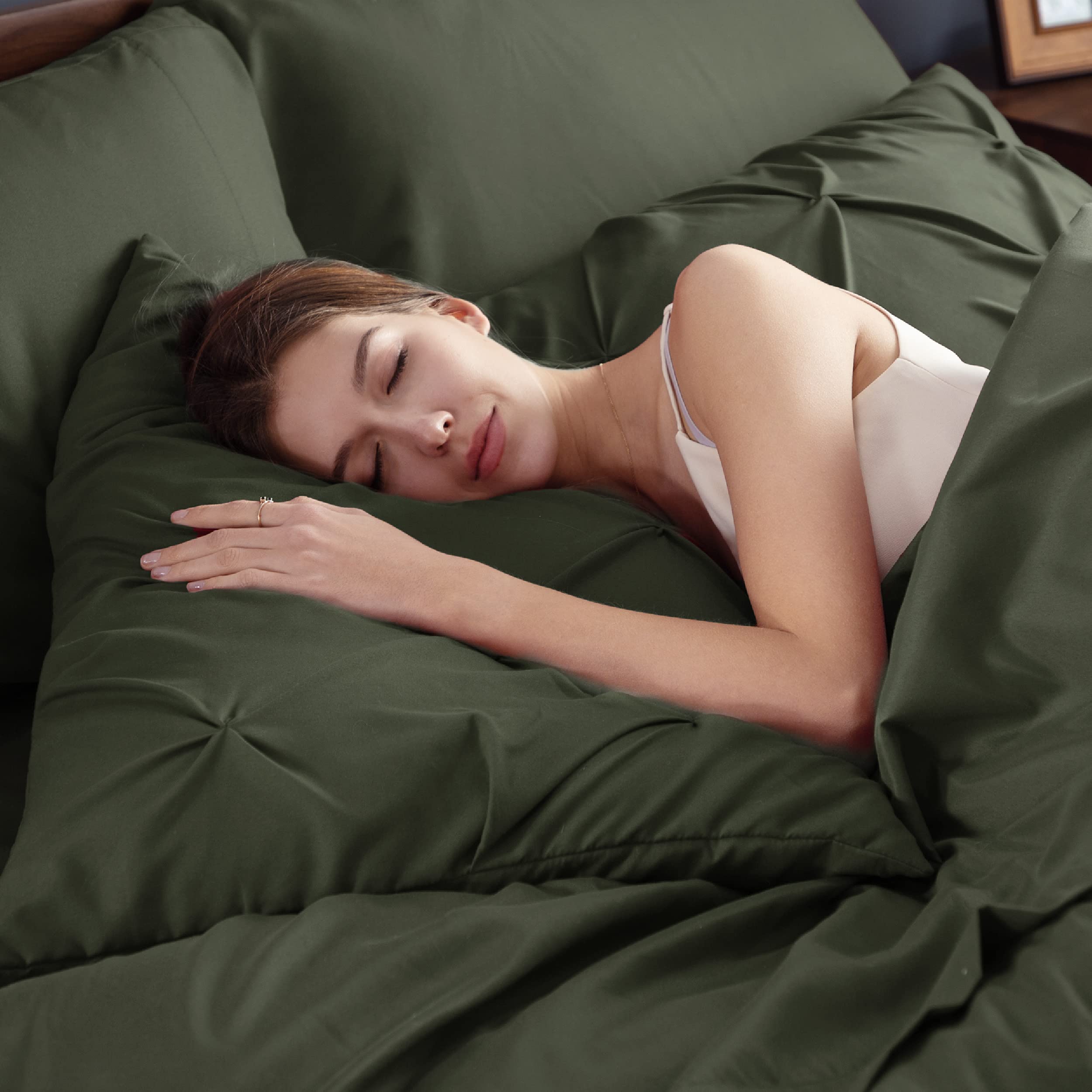 Bedsure coin et couture renforcée, finition durable et nette