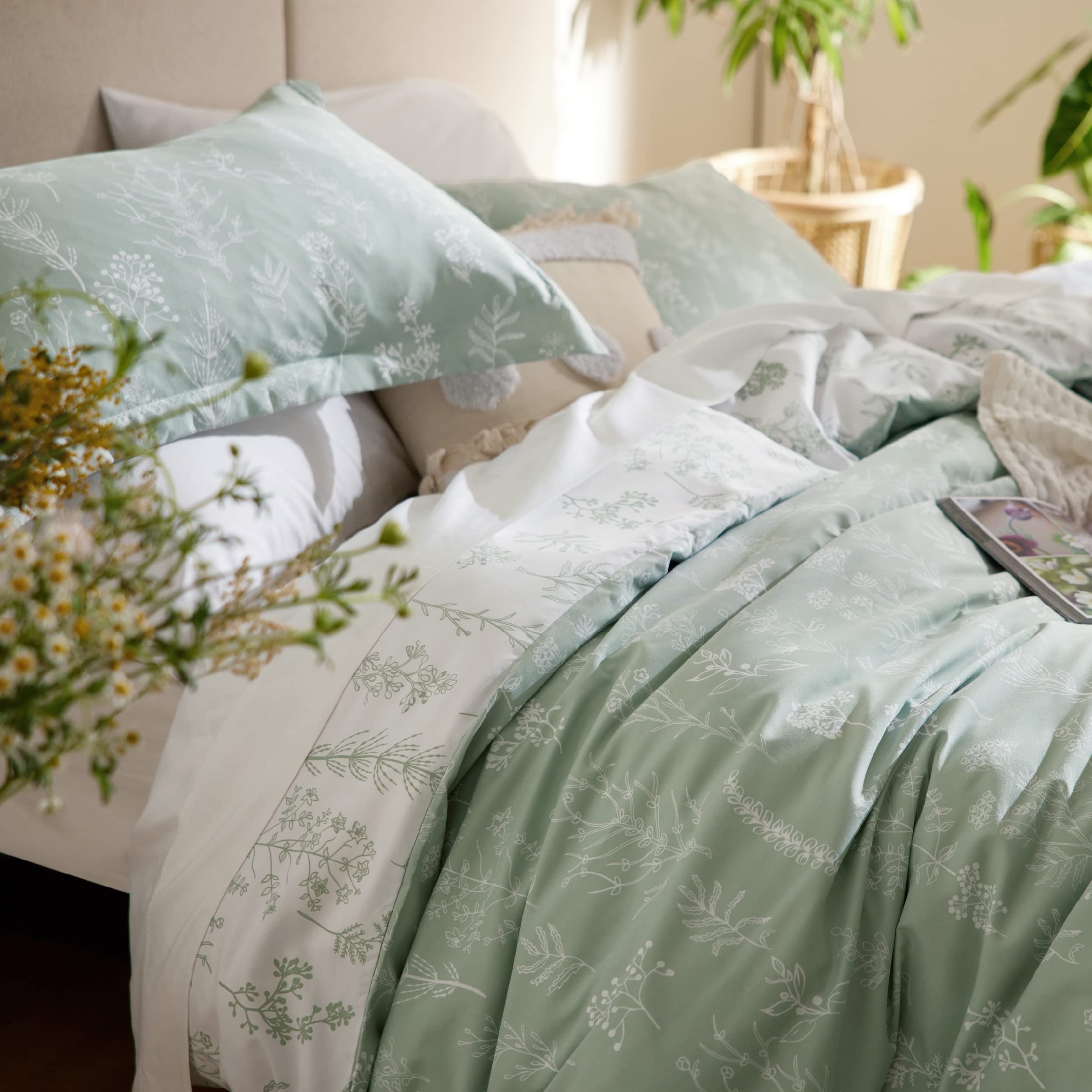 Bedsure détail couture empêchant le déplacement du remplissage