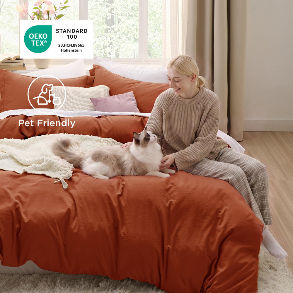 Bedsure comparaison à la main illustre taille et drapé réaliste