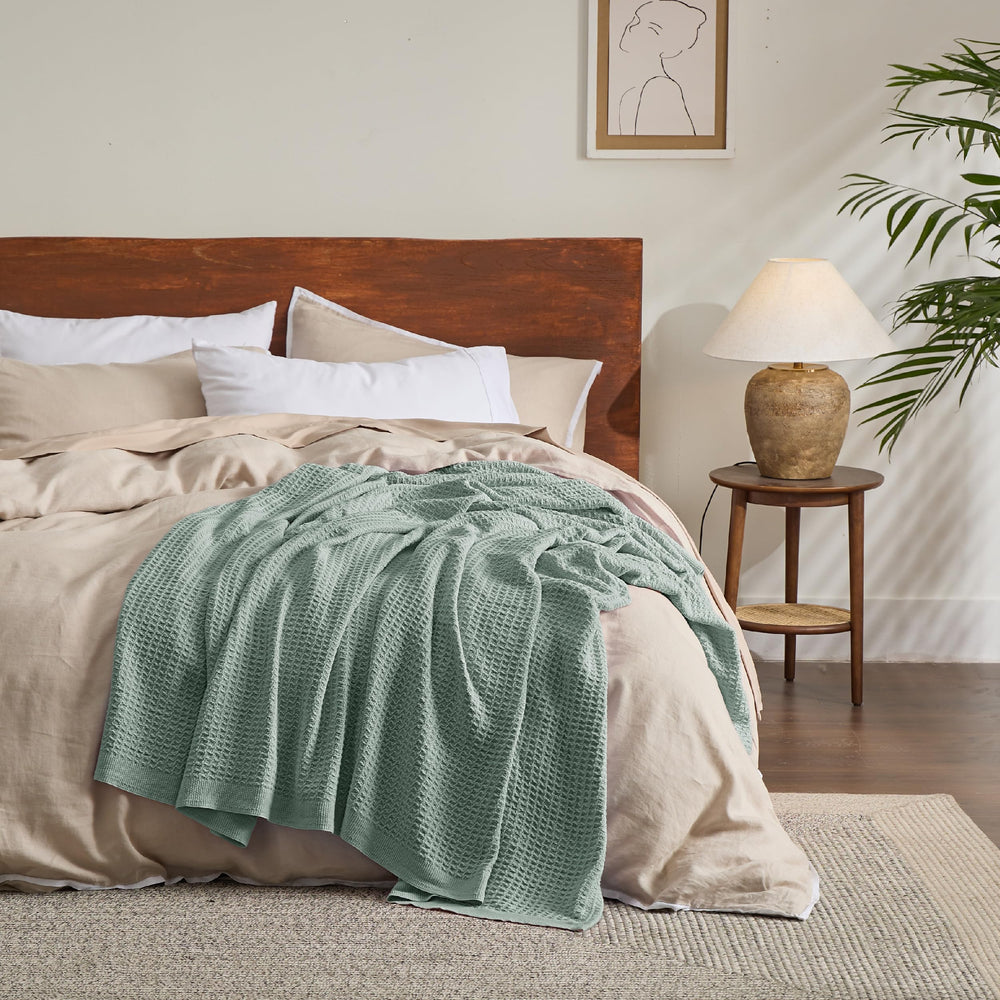 Bedsure comparaison de taille avec règle illustrant l'envergure 90x90