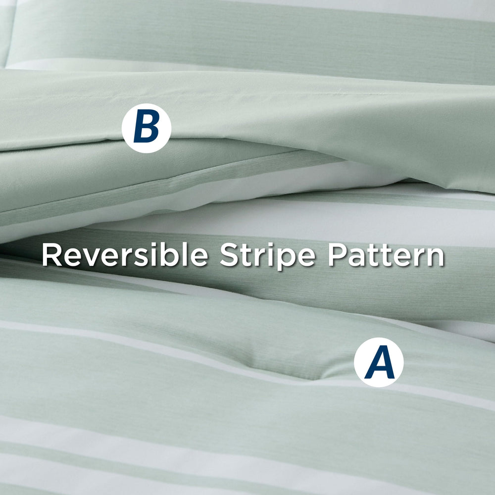 Bedsure comparaison de taille sur un matelas queen montrant la couverture complète