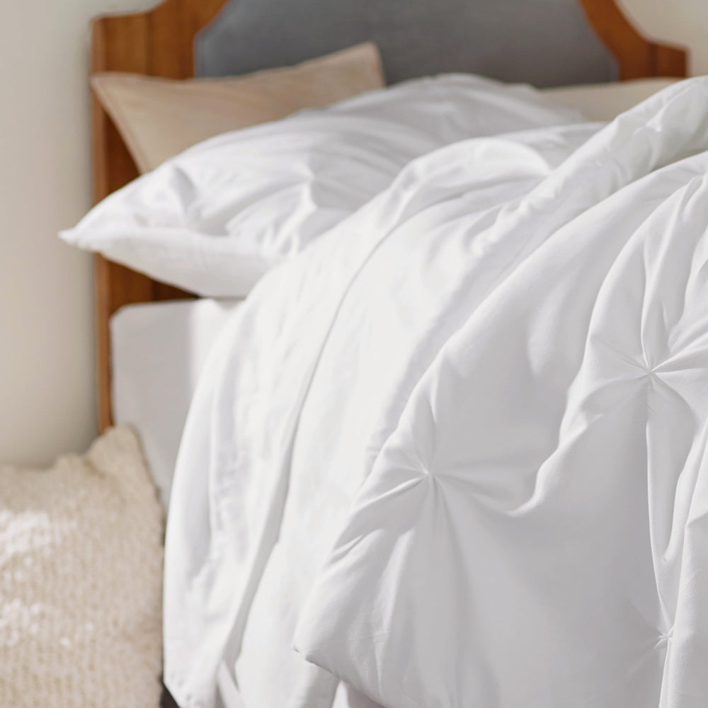 Bedsure comparaison d’échelle Twin XL montrant ajustement parfait