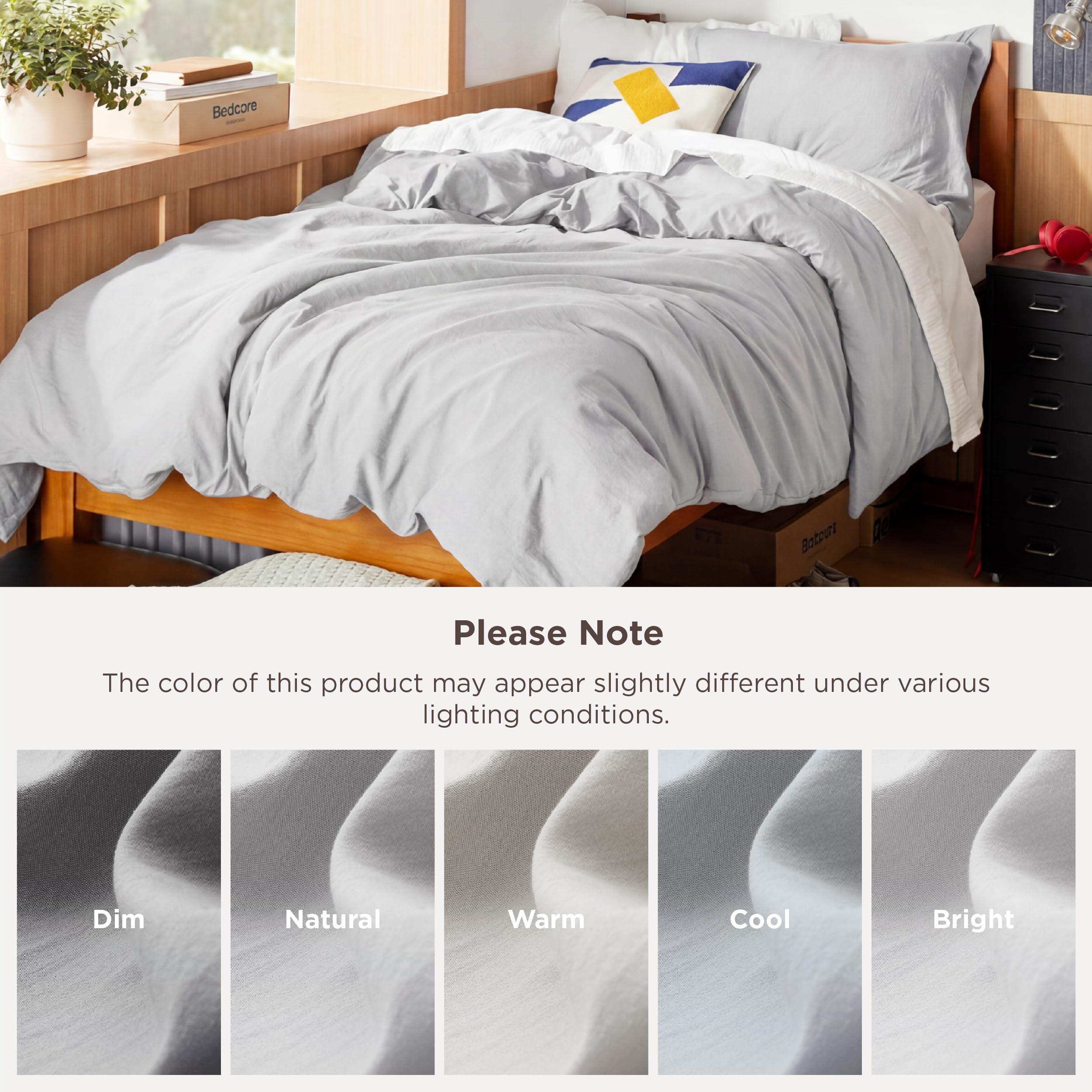 Bedsure comparaison de taille twin, dimensions adaptées au matelas standard